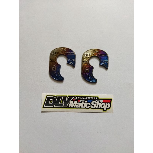Emblem kunci kontak beat-scoopy karbu & beat fi titanium