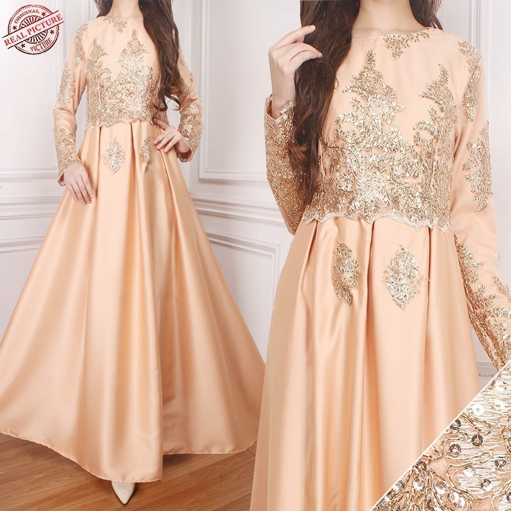 HOPYLOVY - Gamis Maxi Dress Arabia