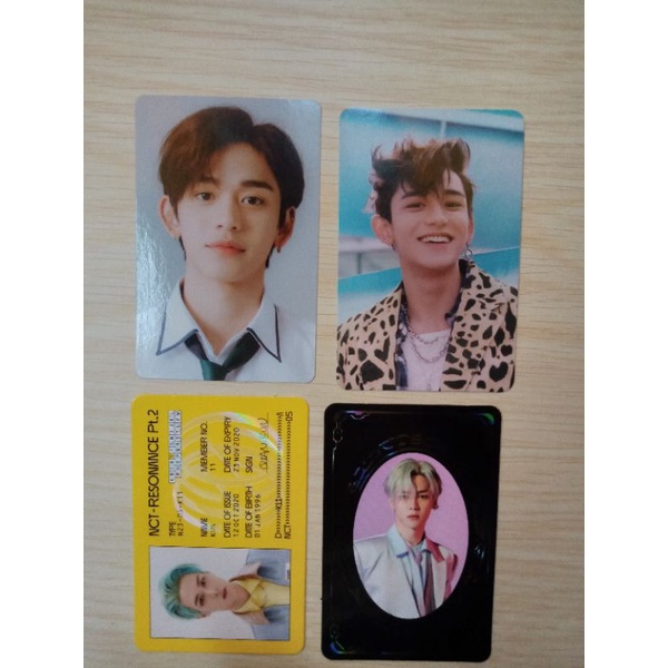 photocard official Lucas b2s Kun yearbook id card Kai EXO NCT WAYV