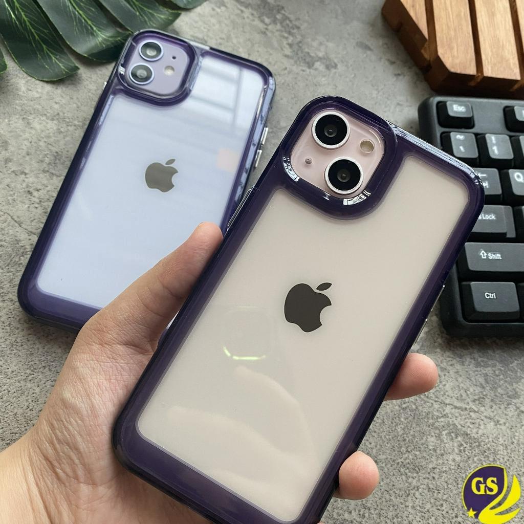 NEW !! ( 2ND GEN ) DEEP PURPLE Case ARMOUR Space Military Drop iPhone Case High Quality Premium Acrylic Casing Clear Bahan Akrilik Space Iphone 6 6s 6g 7 8 7 + 8 + Plus iPHone X XS XR XS MAX iPHone 11 12 13 14 PRO MAX 14 PLUS