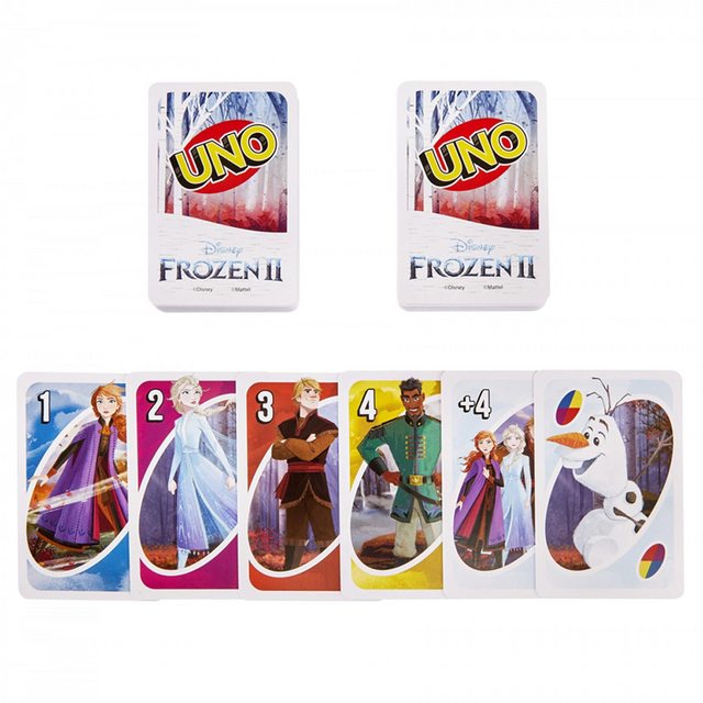 UNO Frozen 2 II Card Game Board Games - READY - NEW