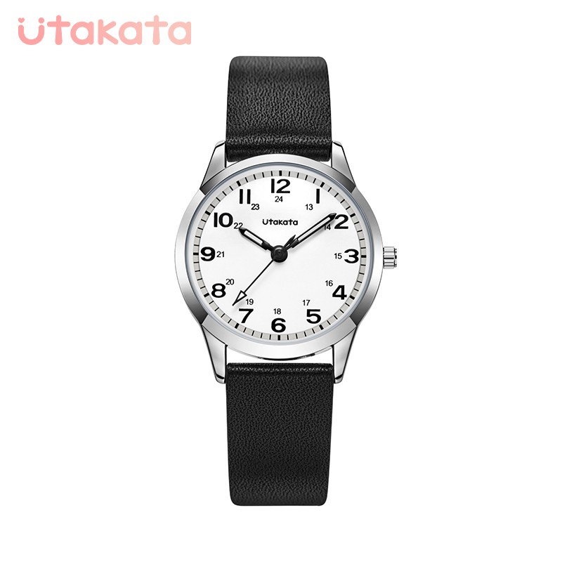 UTAKATA A0002 Jam Tangan Wanita Analog Tali Kulit WATCHKITE WKOS