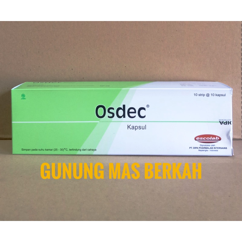 OSDEC Osdec osdec isi 10 Kapsul - Membantu meredakan nyeri sendi (Per Strip)