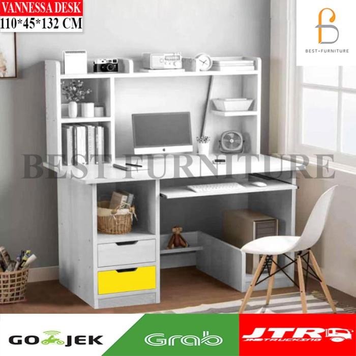Best VanessaDesk Meja Komputer Meja Belajar Multifungsi by GOJEK/GRAB