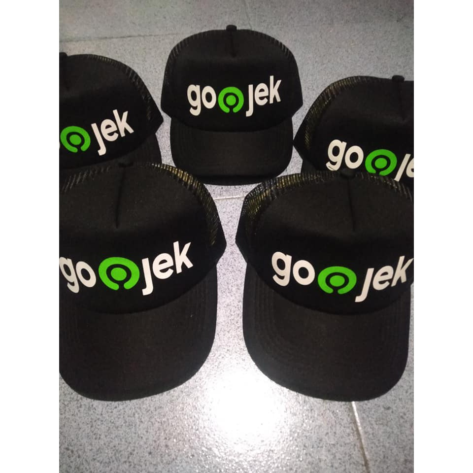 Topi gojek driver , topi gojek murah , topi seragam gojek