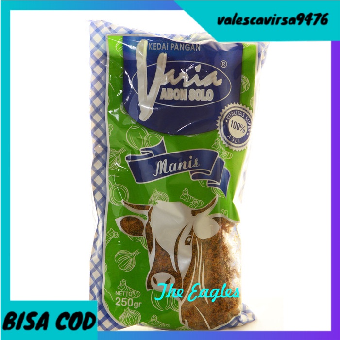 

⭐BISA COD⭐ Abon Sapi manis VARIA 250gr Oleh tradisional khas SOLO enak gurih snac - Manis