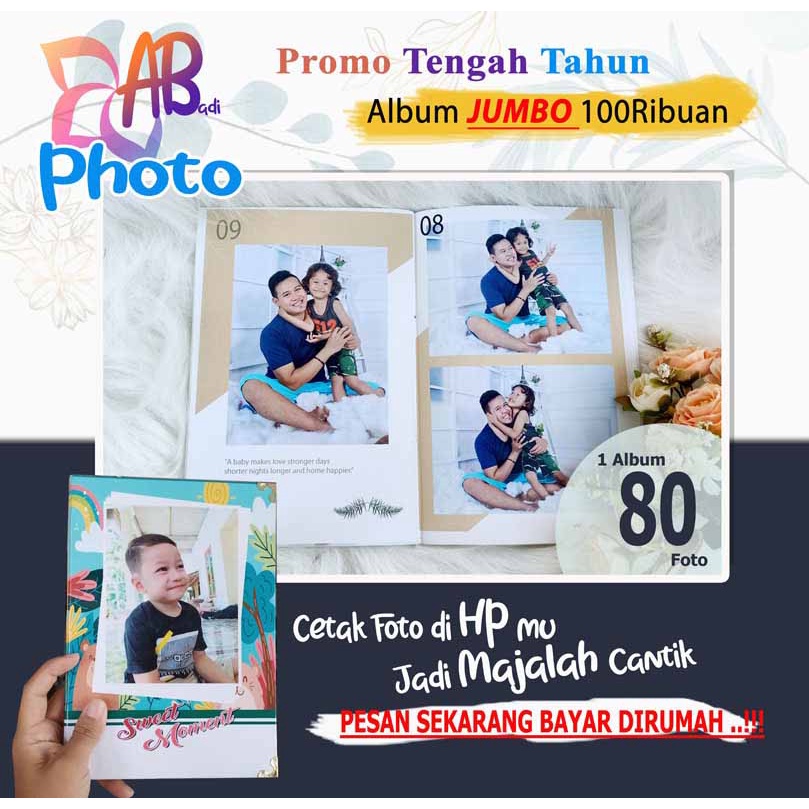 cetak album foto /  photobook
