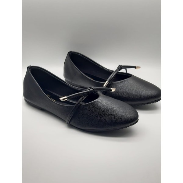 SUPERRR HOTT sepatu wanita jumbo big size kode: SARAH BLACK NEW OUTSOLE