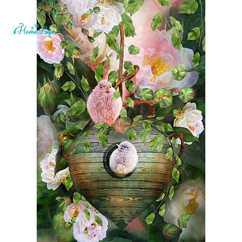 Lukisan Diamond 5d Diy Gambar Burung Merak 3d Untuk Dekorasi Rumah