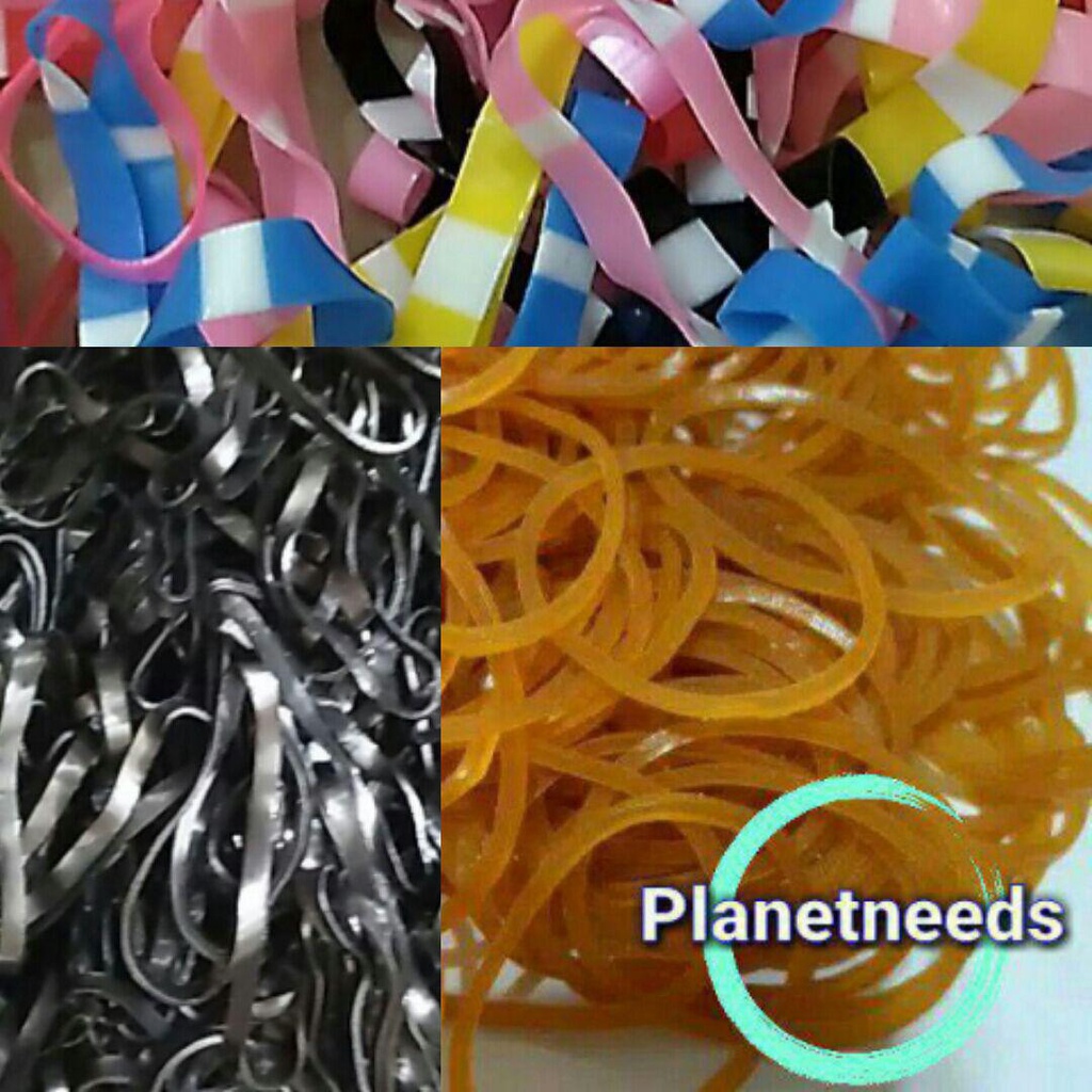 50gr Karet gelang mentah kualitas super / karet jepang ikat karet mentah / pengikat tali karet repak
