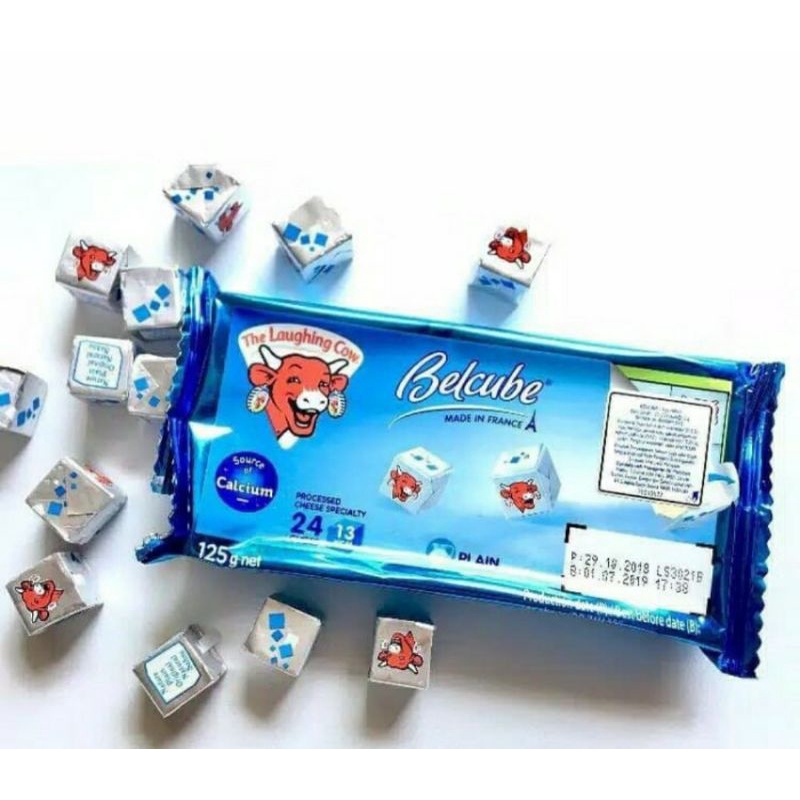 Keju Belcube 125gr Keju Mpasi Free Bubble Wrap ISI 15pc expired october 2027