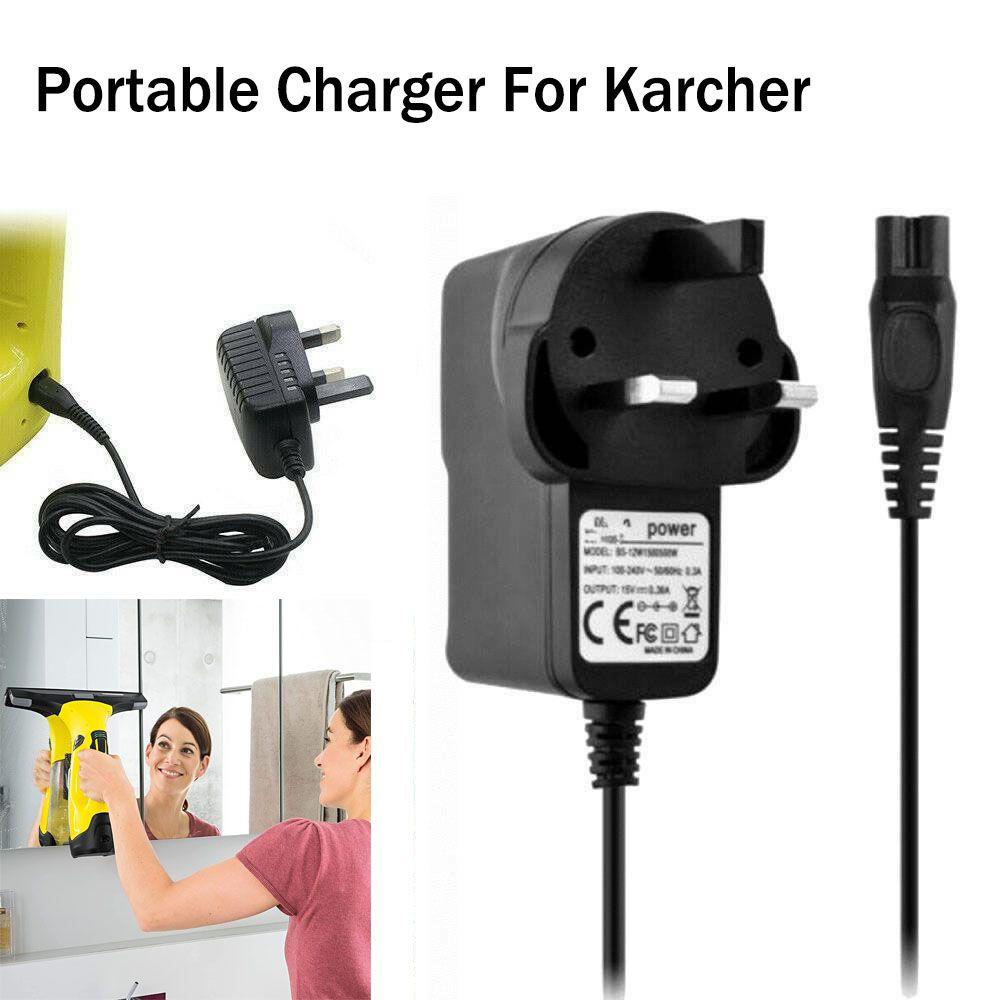 Adaptor Vacuum Cleaner Nanas UK Untuk Karcher Charger Kabel Tegangan Ganda Charger Untuk Karcher