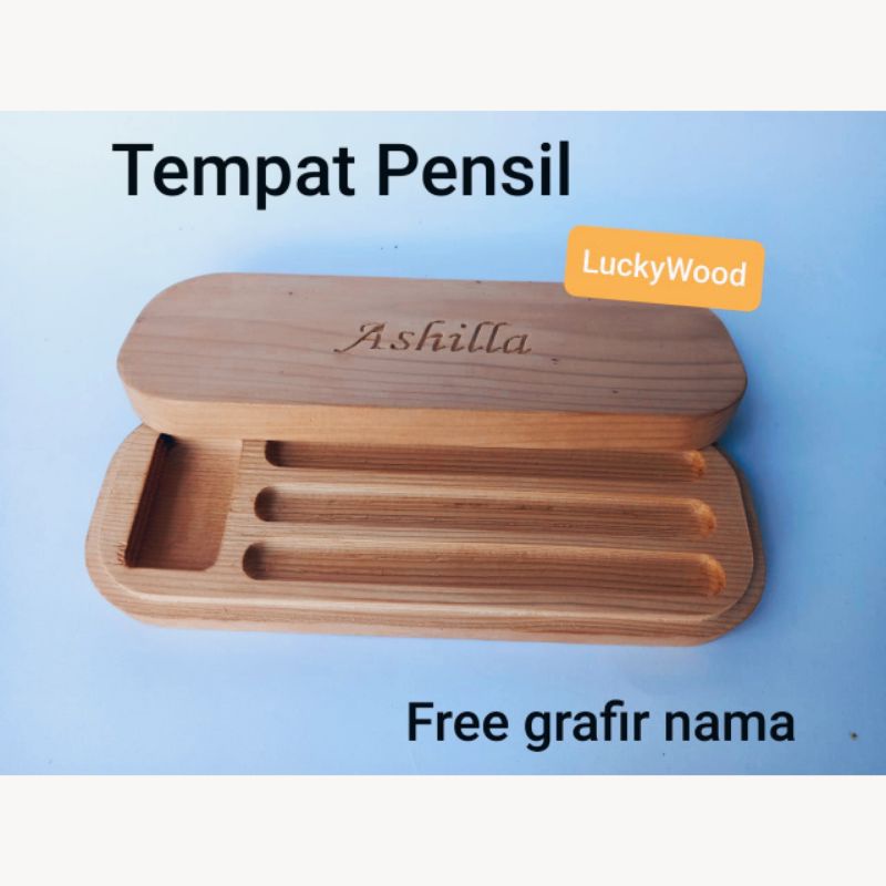 

Kotak Pensil Kayu | Tempat Pensil | Kotak Alat Tulis | Tempat pensil Sekolah