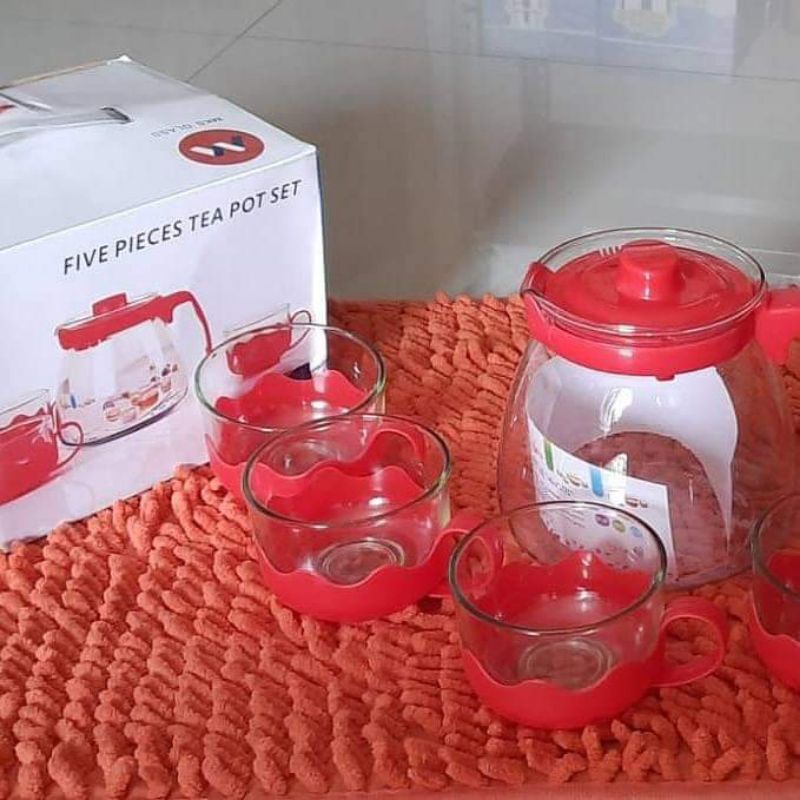 Tea pot set 5 pcs
