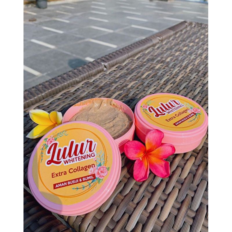 Lulur Whitening Extra Collagen (2x Lebih Cepat Memutihkan)