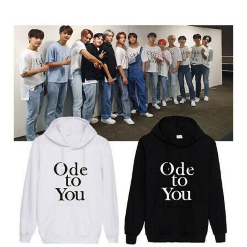 Jaket Hoodie Jumper Seventeen Ode to You Depan