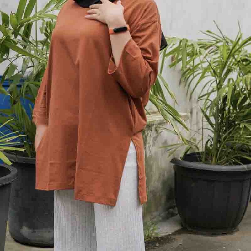 IL - ATASAN KAOS OVERSIZE JUMBO LD130 BASIC / VIRAL OOTD BASIC TOP