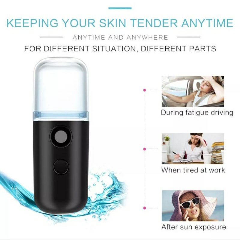 Nano Mist Spray Portable Facial Cooling Moisturizer