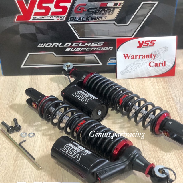 SHOCKBREAKER YSS G SPORT HONDA PCX 150 NEW BLACK SERIES ORIGINAL
