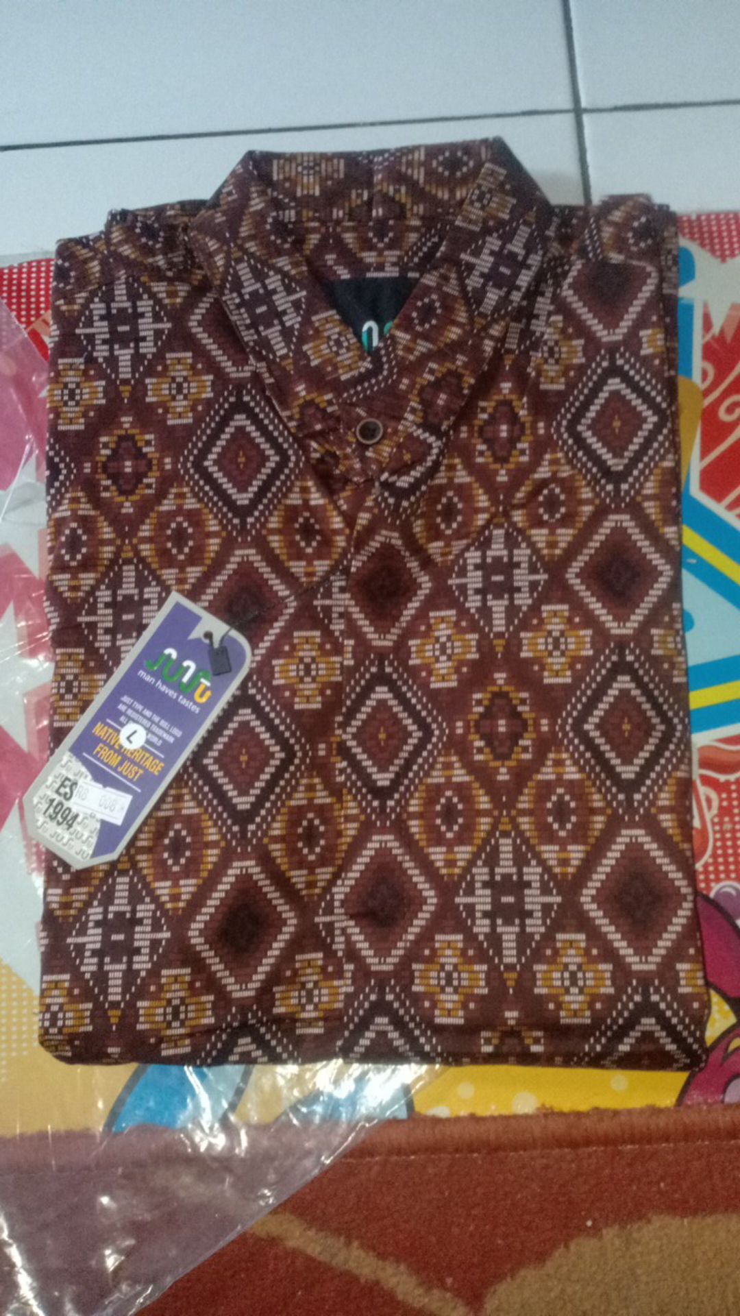 Dgm Fashion   Kemeja Batik Pria Songket   Lengan Pendek Batik Pendek Batik Songket