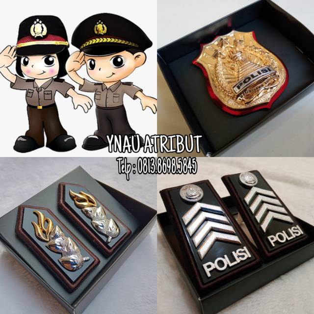 Set Pangkat Pdh Bripda. Briptu. Brigpol. Bripka