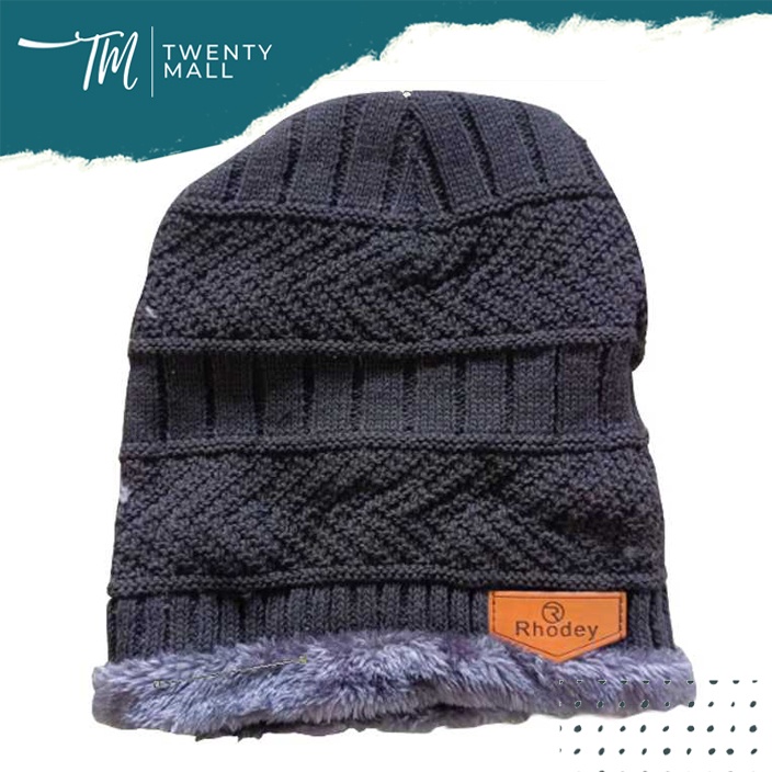 Kupluk Wool Winter Beanie Hat / Rhodey / Kopiah Wool Musim Dingin / Kupluk Pria / Kupluk Bromo / Kup