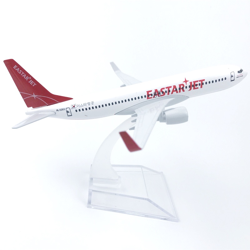 Miniatur Diecast Pesawat Jet Airlines Boeing 737 B737 Bahan Metal Untuk Dekorasihadiah
