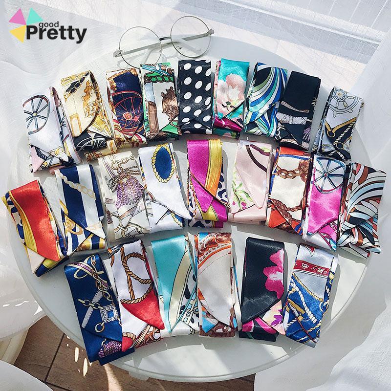 premium Mini satin scarf twilly Syal sutra kecil Scarf tas dekorasi diikat korean silk hair rambut/ ikat rambut tali korea syal ikat pita