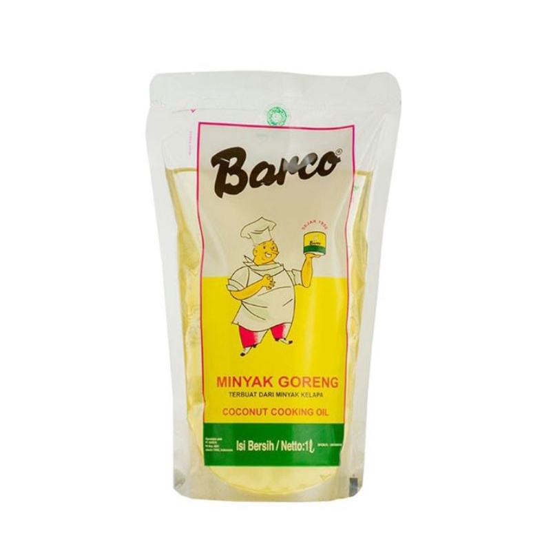 

Barco Minyak goreng 1 liter pouch.