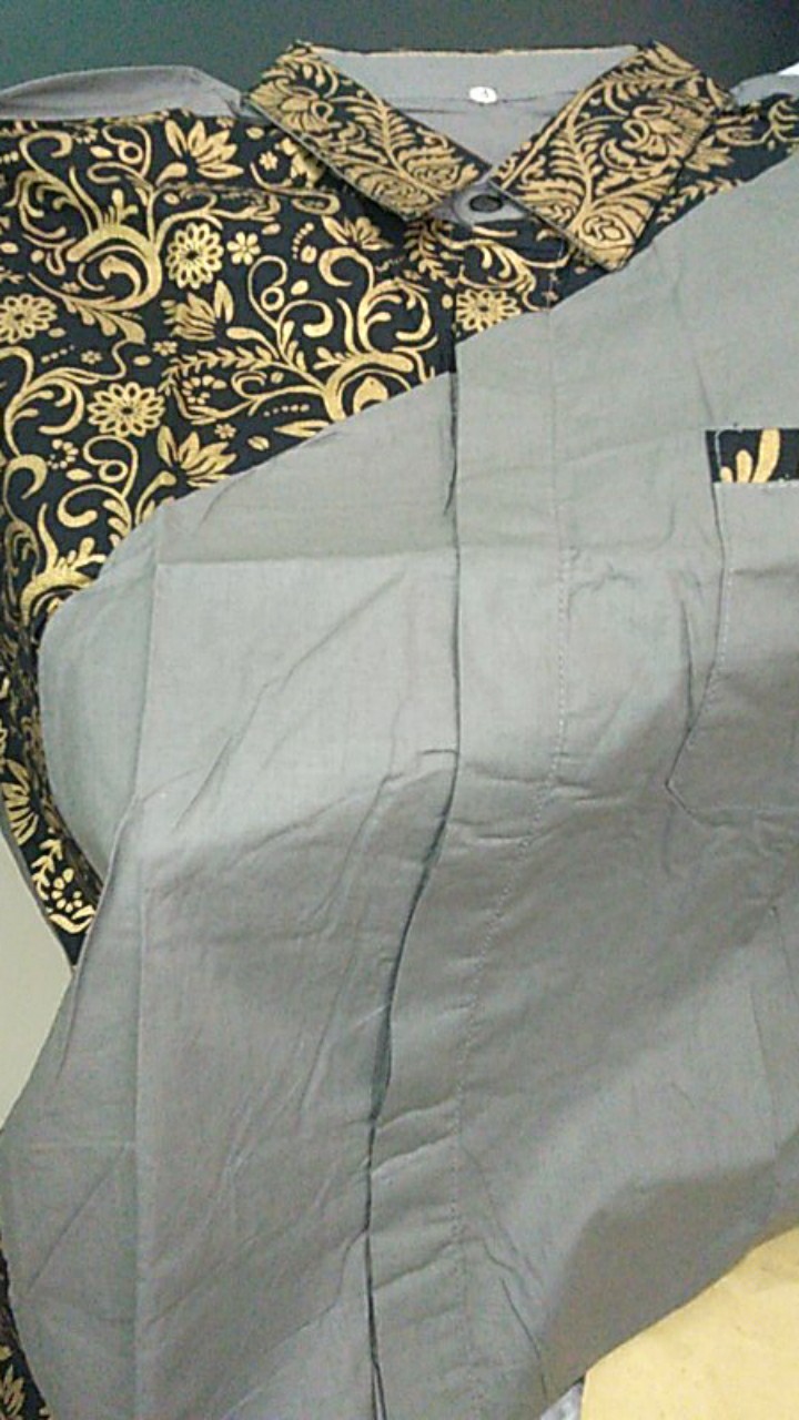 Kemeja Batik Pria Ppbtk07 Modern Lengan Panjang Casual Modis Trendy Masa Kini M L Xl Asli Pekalongan