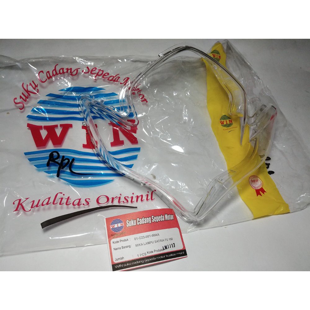 WIN - Mika Kaca Lampu Depan Satria FU 2010 Barong