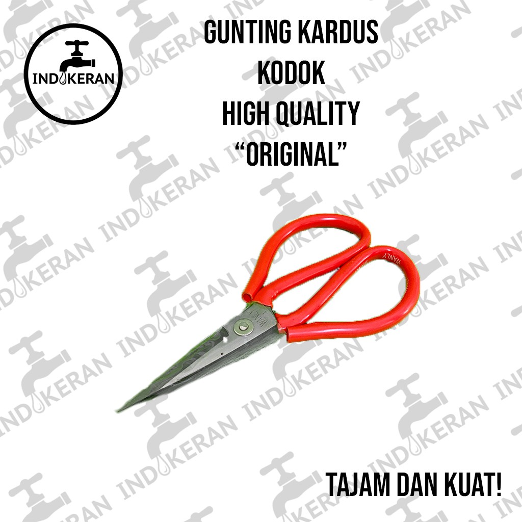 INDOKERAN - Gunting Kardus Kodok Tajam - High Quality