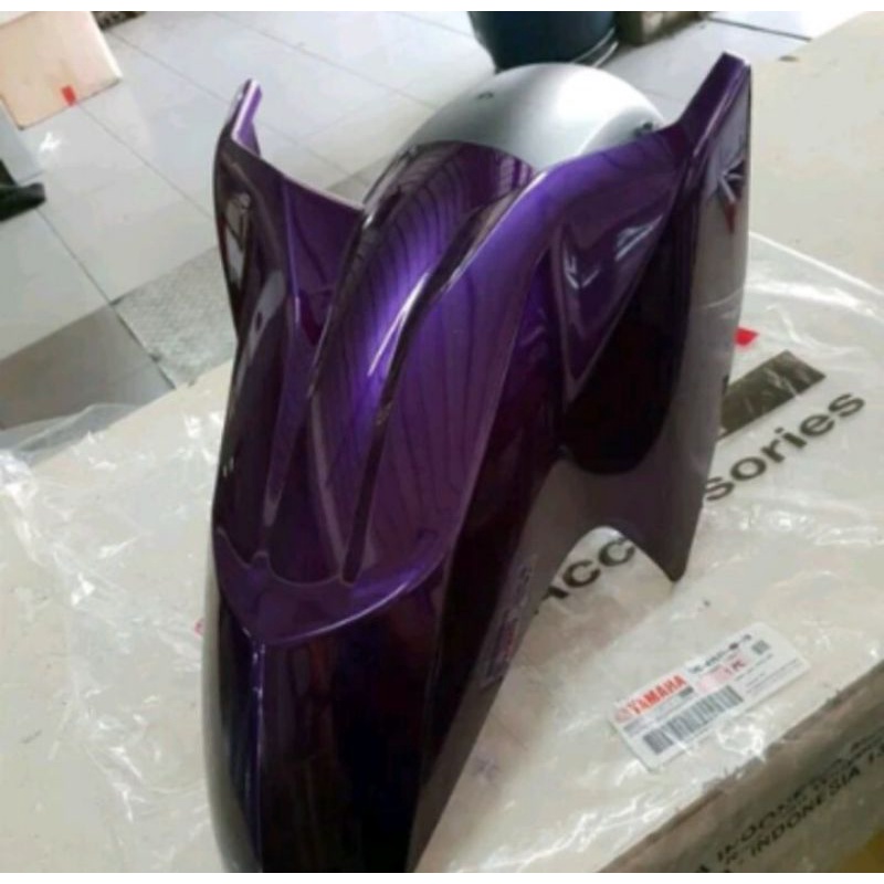 SPAKBOR DEPAN JUPITER MX NEW 135 UNGU ASLI YAMAHA
