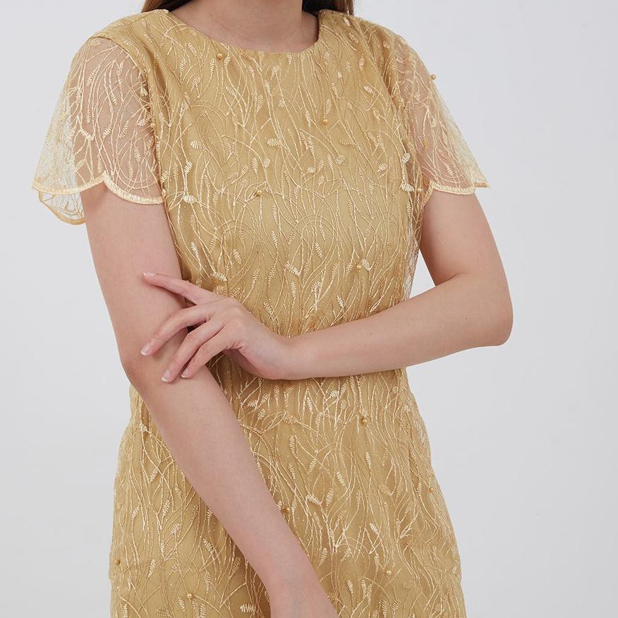 Paling Laku [-12.12-]  Sorabel - Ayya Brukat Bodycon Mini Dress .,.,.,.,