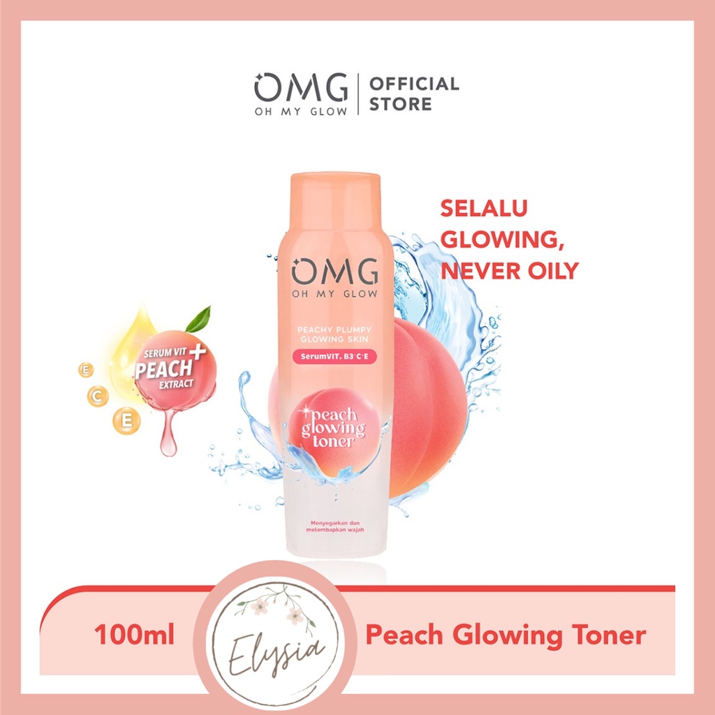 OMG OH MY GLOW Peach Glowing Toner 100 ml