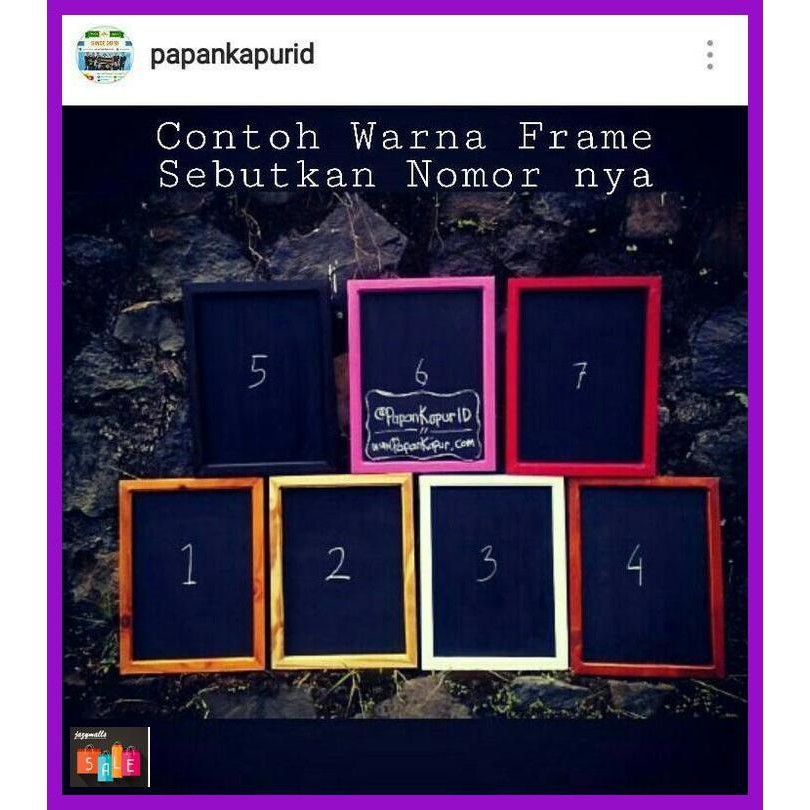 

Silutala- Papan Tulis Kapur Kecil Murah Prewed Papan Tulis Mini Papan Kecil -Ori.