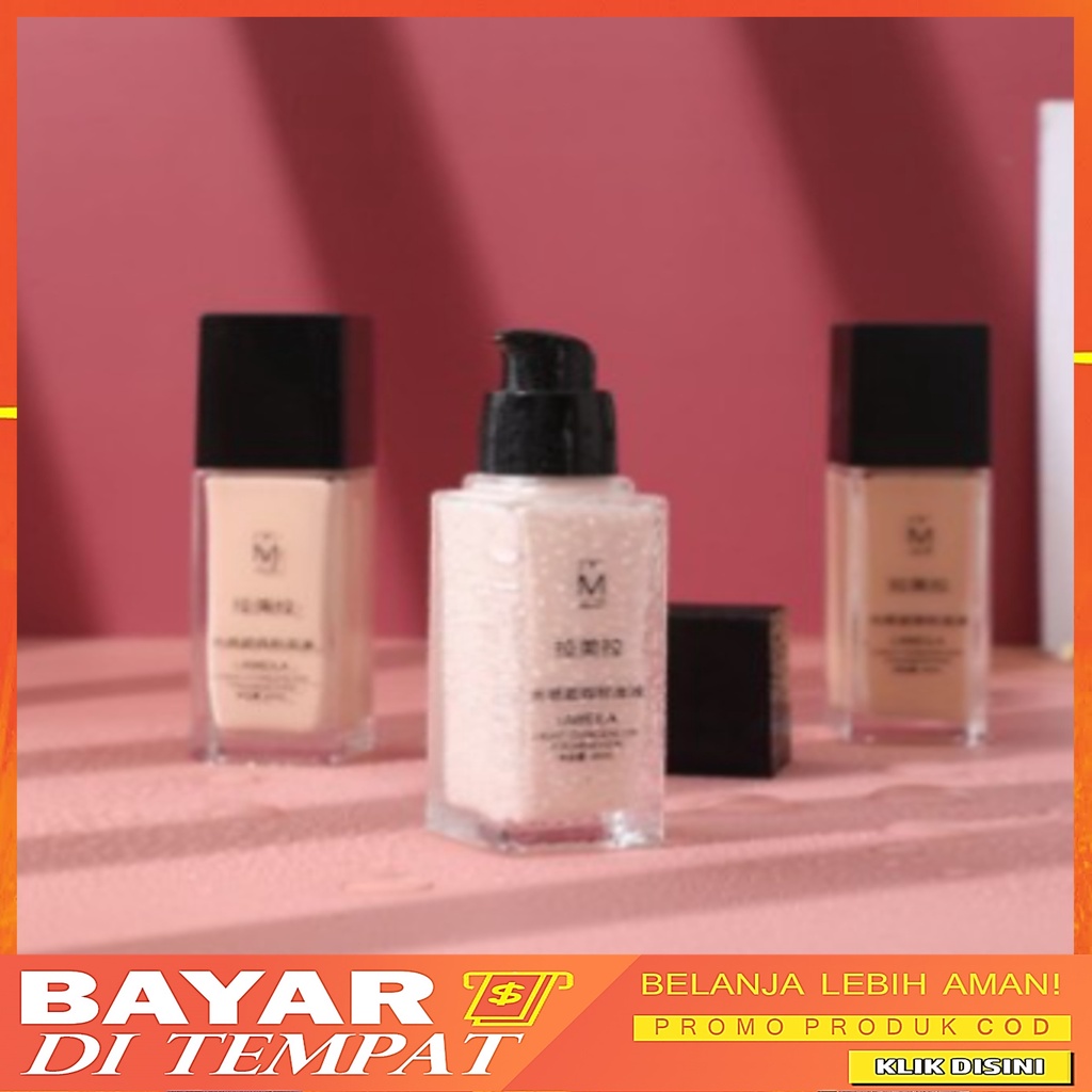 Lameila Light Concealer Foundation Cair Tahan Air Untuk Makeup Wanita DJ 3020