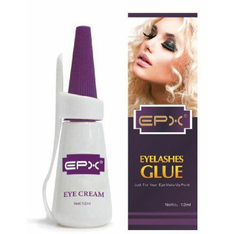 LEM BULU MATA EPX HITAM & PUTIH - EPX LEM BULU MATA YG LENGKET