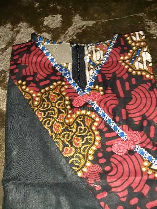 Blouse Batik Kombinasi