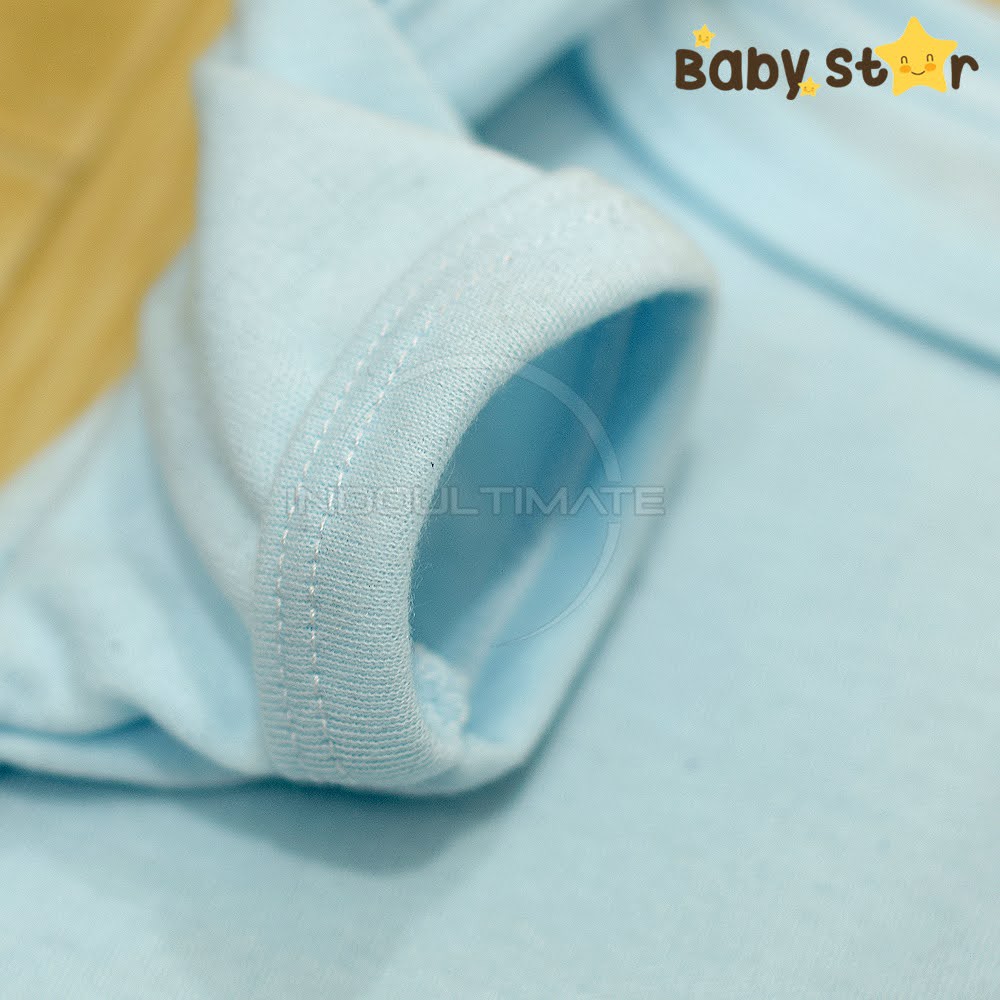 Jumper Bayi BABY STAR / BRIGHT STAR Baju Bayi Perempuan Laki Laki Jumsuit Bayi Baru Lahir Lengan Pendek Bodysuit BCS-178