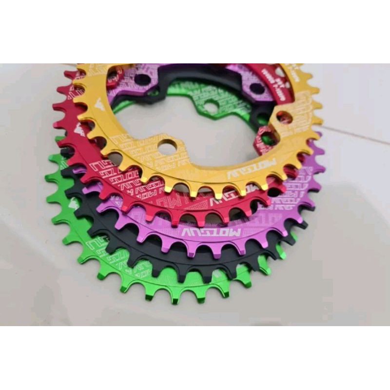 Chainring narrow wide 36T BCD 104 mm Alloy CNC Chain ring motsuv 36 T bcd 104mm mtb sepeda gunung