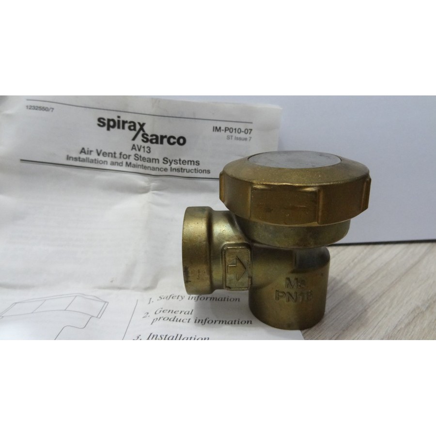 Jual AIR VENT SPIRAX SARCO AV13 3/4 INCH BSP Shopee Indonesia