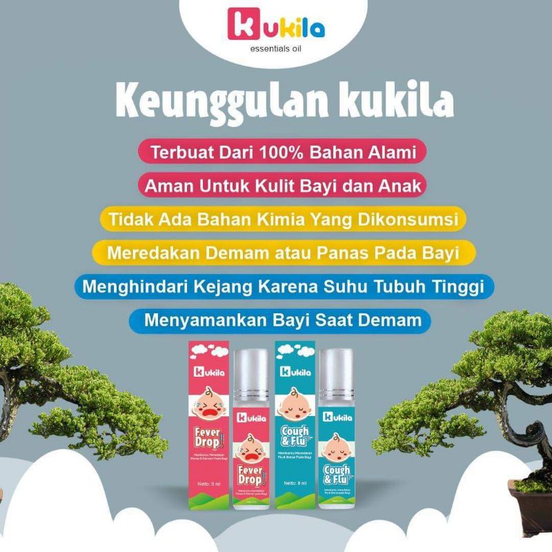 Obat Demam Flu dan Batuk Untuk Bayi - Kukila Essential Oil