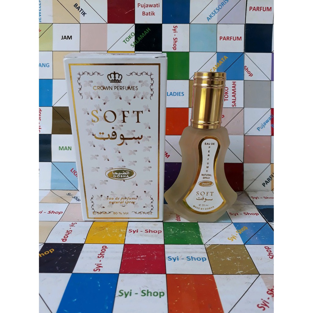 Parfum Soft Dobha Spray 35ml - Parfum Arab Soft - Parfum Non Alkohol Soft