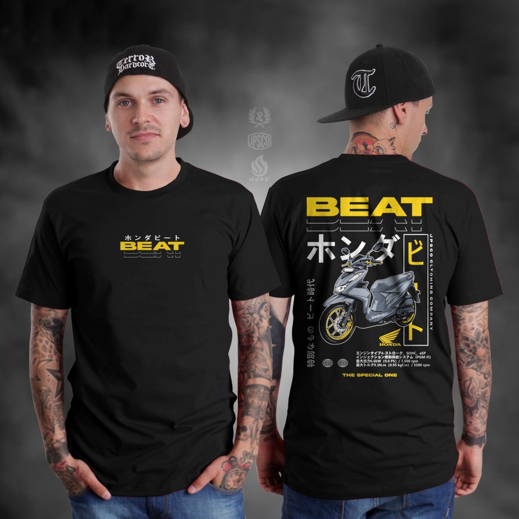 KAOS HONDA BEAT TERBARU BAJU MOTOR BEAT ALL NEW