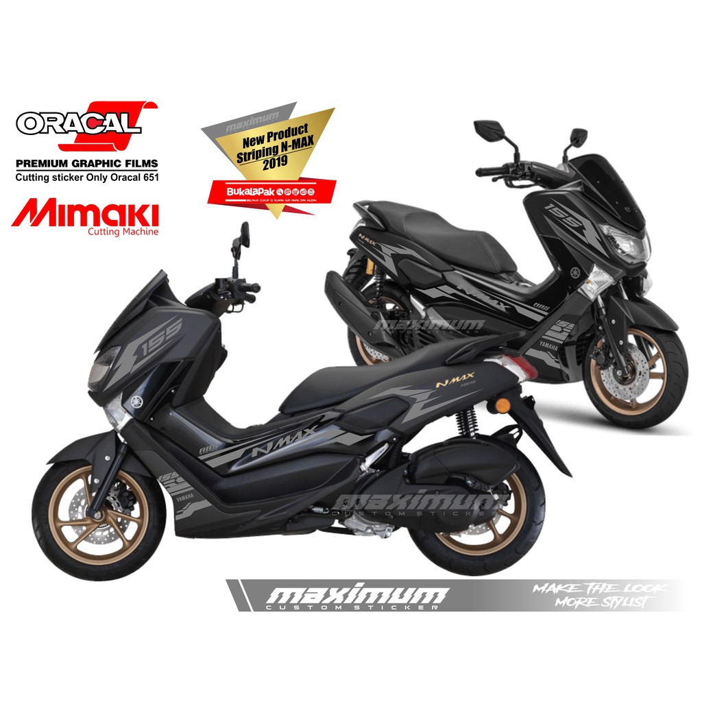 CUTTING STICKER NMAX - STRIPING NMAX ORACAL ABU ABU