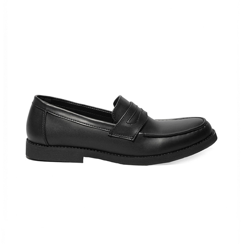 Vinoka Black | Sepatu Loafers Penny Klasik Vintage Klasik Loafer Tali Footwear | FORIND x Lvnatica