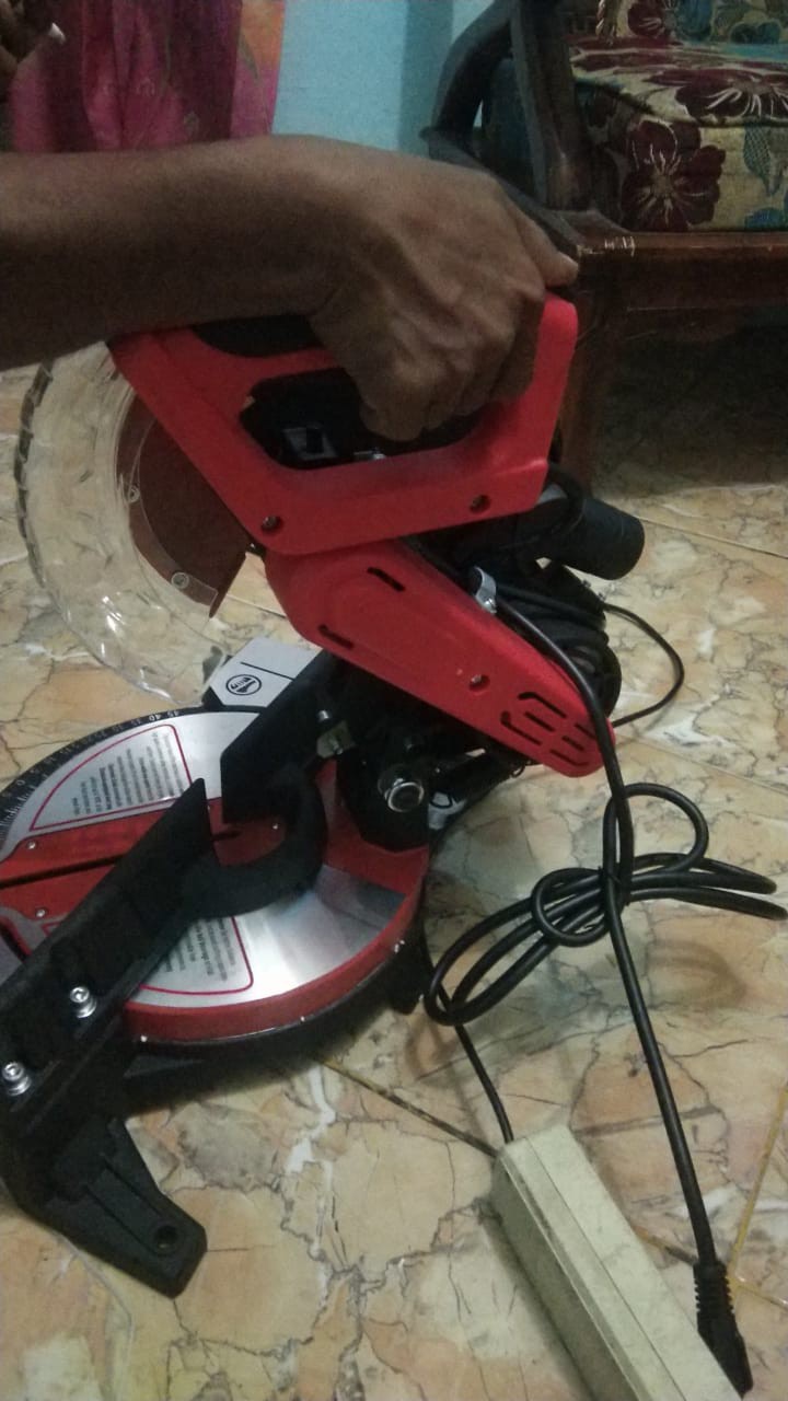 Mesin Gergaji Potong Aluminium Kayu Mitter Mitter Saw 10 Inch Einhill