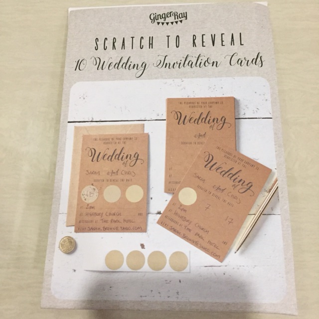 

DIY Wedding Invitation