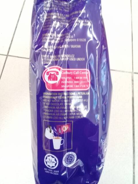 Cadbury Hot Chocolate Drink 3 In 1 Shopee Indonesia